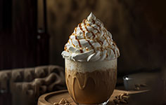 Hot Chocolate Whipped Cream and Flake